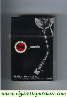 Lucky Strike Urbconnexion Music cigarettes hard box